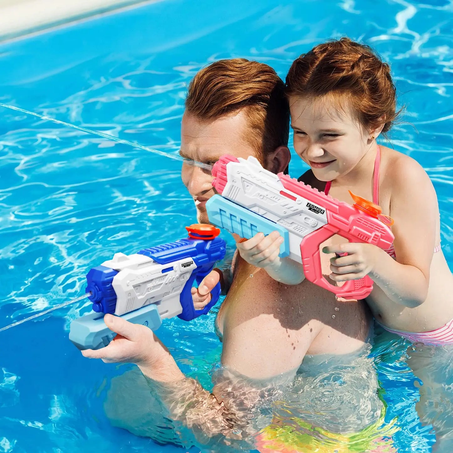 Water Gun for Kids Adults Squirt Super Water Gun Soaker Blaster Long Shooting Range Toys for Swimming Pool Beach Water Fighting