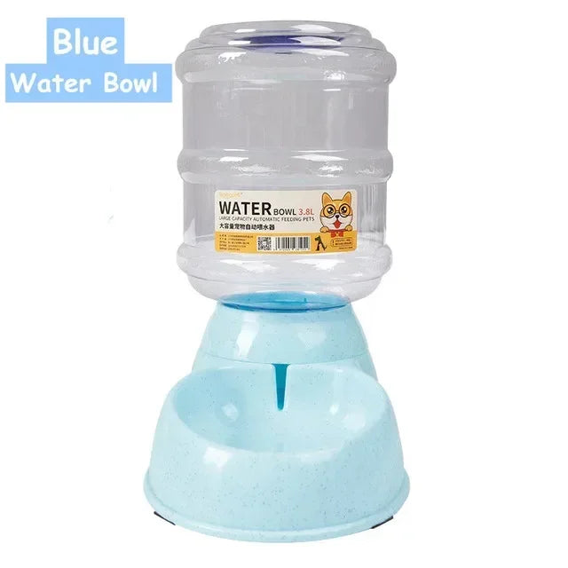 3.8L Dog Automatic Feeders Plastic Water Bottle Cat Bowl Feeding and Drinking Dog Water Dispenser Pet Feeding Bowl Pet Supplies