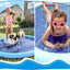 100-200cm Pet Sprinkler Pad Play Cooling Mat Swimming Pool Inflatable Water Spray Pad Mat Tub Summer Cool Dog Bathtub for Dogs
