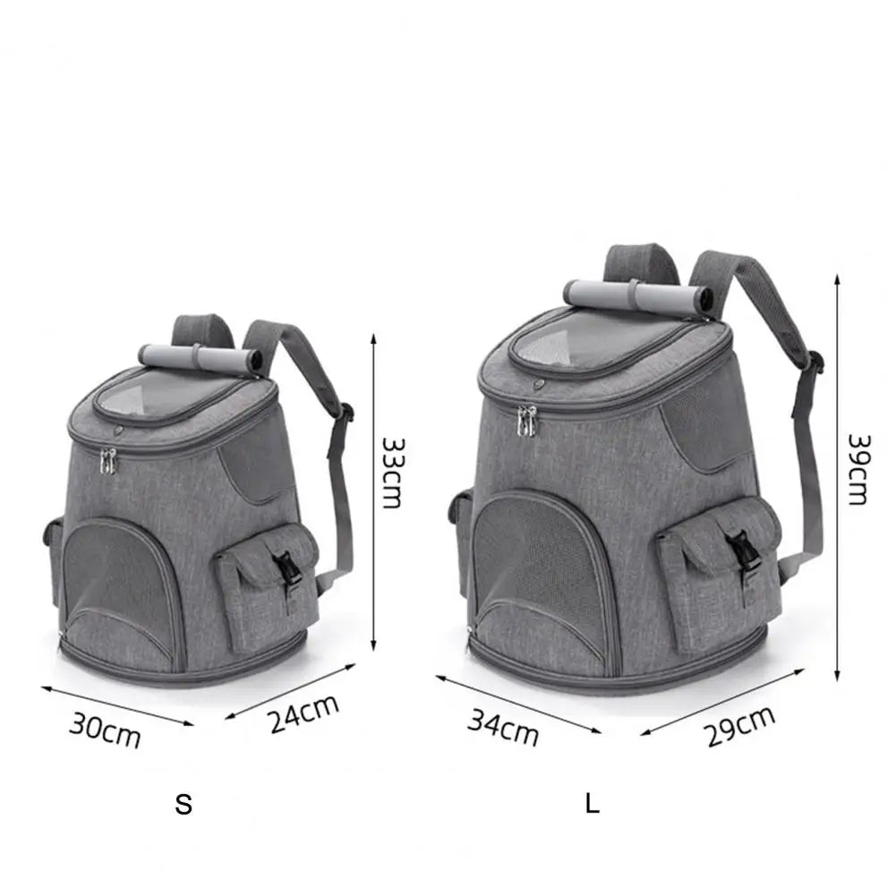 Stylish Pet Carrier Backpack - Anti-Scratch Outdoor Bag