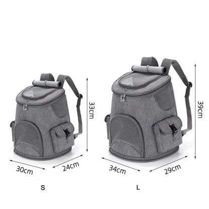 Stylish Pet Carrier Backpack - Anti-Scratch Outdoor Bag