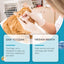 50pcs Pet Teeth Care Finger Wipes Daily Use Dog Cats Dental Care Finger Sleeves .Y5GA