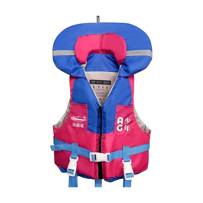 Kids Swimming Life Jacket Vest 30- 50 lbs Approved Aids Paddling Surfing Safe Buckle Straps Saved Life Jackets Toddler Lifeguard