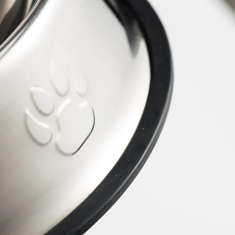 Stainless Steel Pet Bowls for Dogs and Cats - 6 Sizes (XS to XXL) - Feeding and Water Dishes