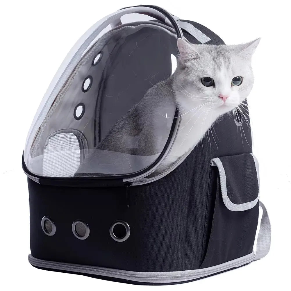 Small Dog Backpack with Clear Bubble Space Capsule