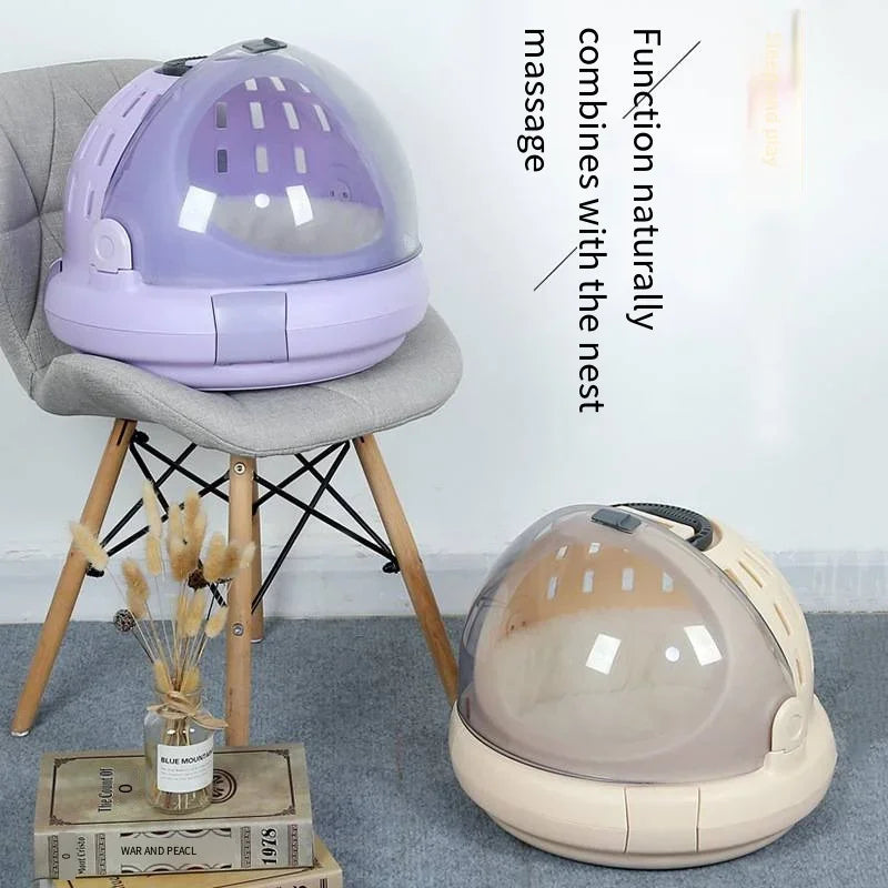 2025 New Pet Aviation Case, Portable Space Cabin, Pet Outdoor Bag, Car Mounted Cat Bed, Small Cat Bag, Portable Pet Bag