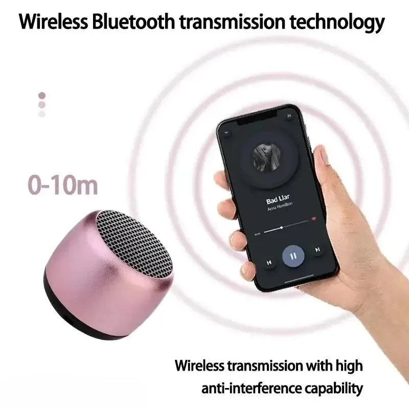 Portable Speaker, Experience Superior Sound with the Bluetooth M1 Portable Speaker: Mini Outdoor Subwoofer with Stereo Surround, USB Audio Player, and Built-in Microphone- DSAE0.A05ES-18002