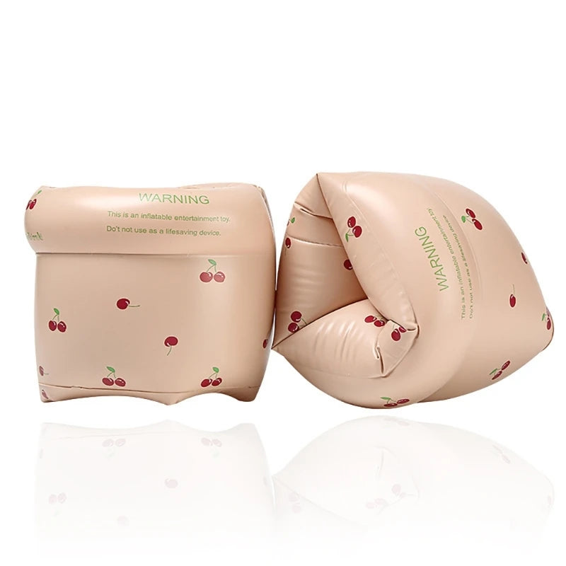 2Pcs Children Swimming Gear Arm Swimming Rings Inflatable Kids Arm Float Rings Inflatable Arm Floaties, Safety Swimming Float Ar