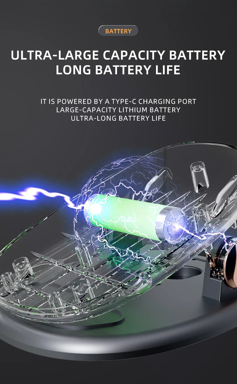 New USB Multi functional Leaveless Clip Fan Outdoor Camping Desktop Charging Wireless Fan