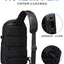 Ozuko Chest Bag Cross bag men Waterproof USB Man Crossbody Bag Anti-Theft Short Travel Messenger Sling Fashion Designer