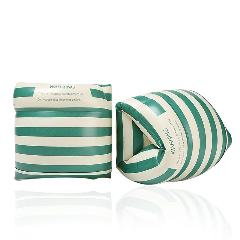 2Pcs Children Swimming Gear Arm Swimming Rings Inflatable Kids Arm Float Rings Inflatable Arm Floaties, Safety Swimming Float Ar