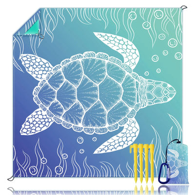 Beach Blanket Super Large 79 x 83 Inch Sandproof Waterproof Soft Comfortable Material Light Weight Portable for Beach Outdoor