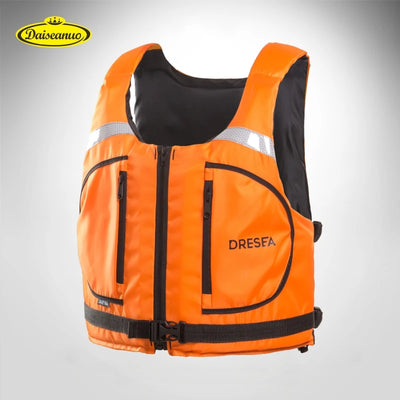 Kayak Life Vest for Men, Zippered Pockets, Reflector Whistle, Fishing Jacket, Buoyancy Aids for Adults, 120 kg
