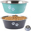 Cute Elevated Dog Bowls for Medium and Large Dogs - Stainless Steel Feeding and Water Bowls