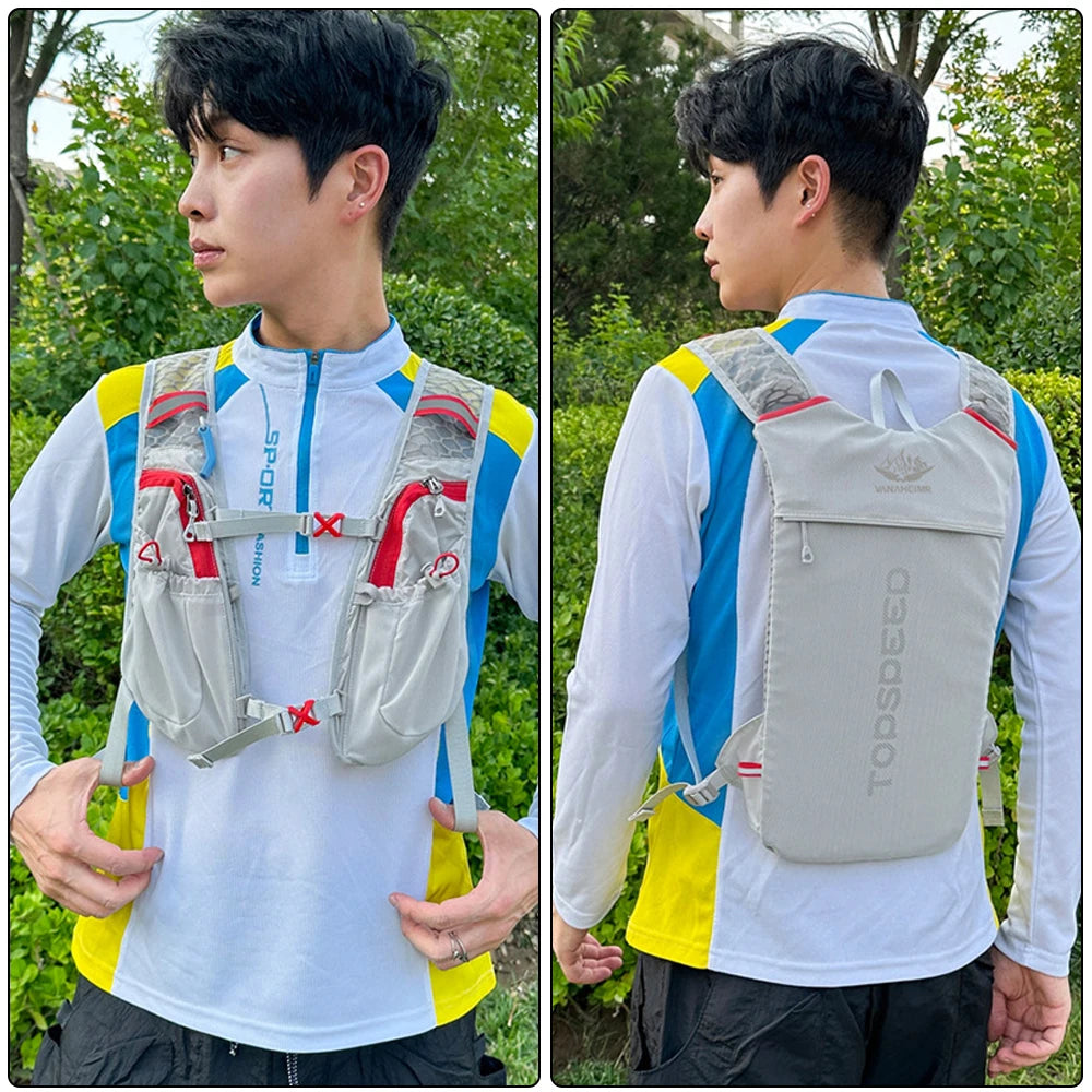 1PCS Running Hydration Vest Pack - Backpack Great for Outdoor Sports of Running Hiking Camping Cycling Skiing