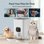 WiFi Smart Pet Feeder - 6L Capacity with Stainless Steel Bowls