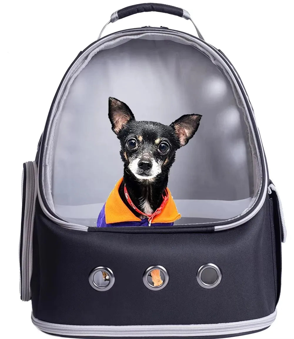 Small Dog Backpack with Clear Bubble Space Capsule
