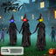 Halloween Colourful Glow Three Hand-Holding Witches Sound-activated hand-holding witch Halloween light up decoration props