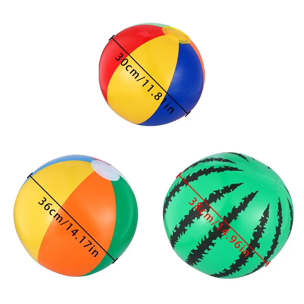 Inflatable Beach Ball Colorful Balloons Swimming Pool Party Water Game Balloons Beach Sports Shower Ball Fun Toys for Kids