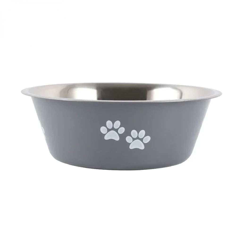 Cute Elevated Dog Bowls for Medium and Large Dogs - Stainless Steel Feeding and Water Bowls