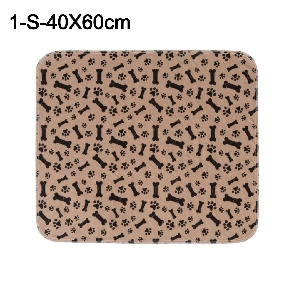 Absorbing Pad Waterproof Puppy Pee Pad Reusable Fast Absorbing Pet Bed Mat Soft Non-slip Dog Urine Pad Pet Training