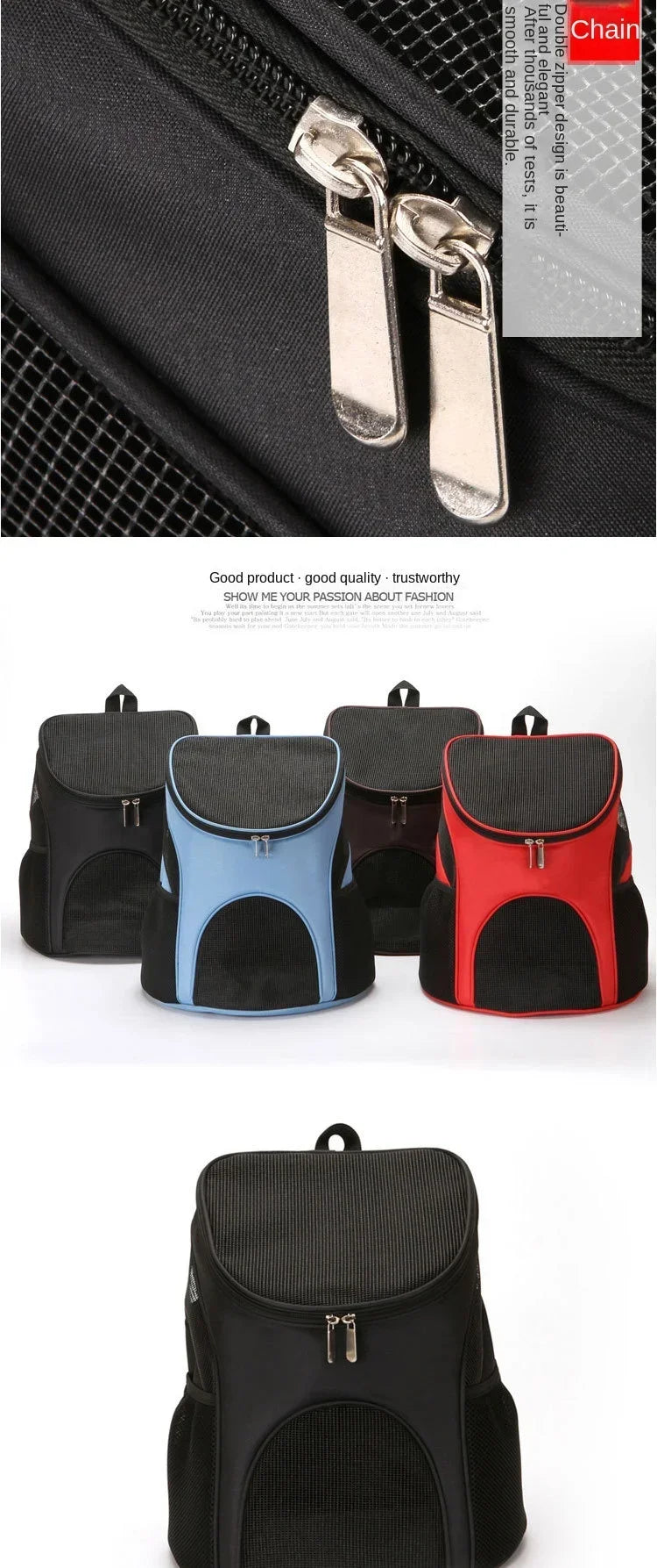 Foldable Double Shoulder Carrying Bag