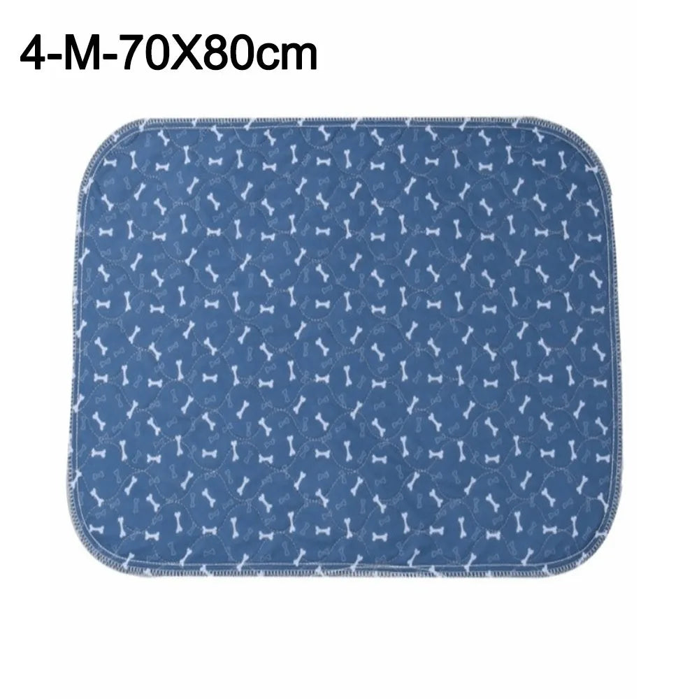 Absorbing Pad Waterproof Puppy Pee Pad Reusable Fast Absorbing Pet Bed Mat Soft Non-slip Dog Urine Pad Pet Training