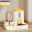 CDY 2in 1 Cat Food Dispenser Water and Food Integrated Fully Automatic Cat Food Feeding and Water Dispenser Cute Water Dispenser