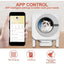 Self-Cleaning Cat Litter Box, 75L XL Capacity(48x55x61cm), WiFi APP Control, Odorless Automatic Cat Toilet with Garage Bags