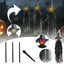 Halloween Colourful Glow Three Hand-Holding Witches Sound-activated hand-holding witch Halloween light up decoration props