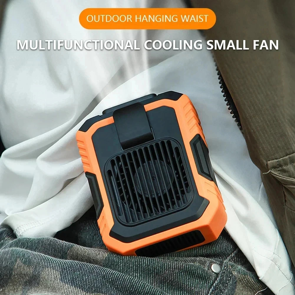 Xiaomi MIJIA 4000mAh Outdoor Hanging Neck Waist Clip Fan Wearable Portable Fans 3 Speed USB Rechargeable Emergency Mobile Power