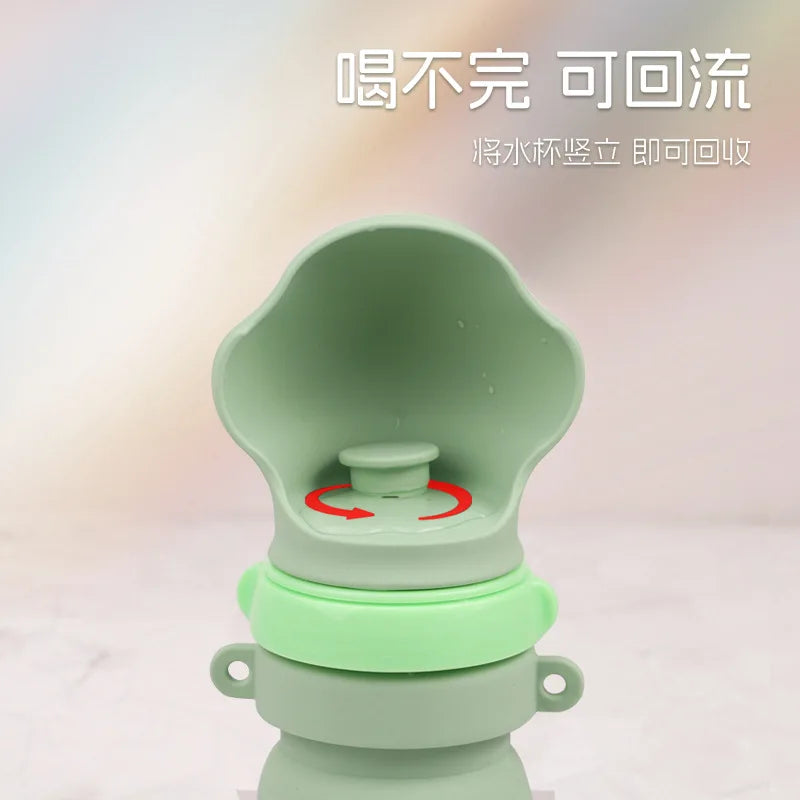 Portable Foldable Silicone Pet Water Dispenser