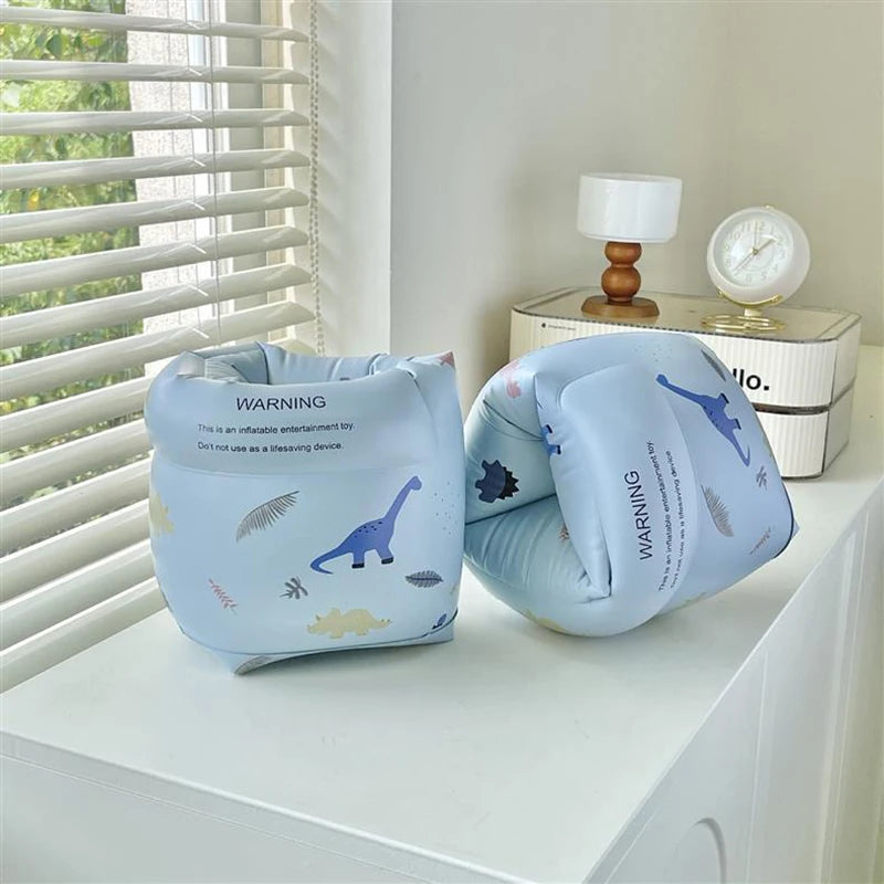 1 pair Cartoon printing Swimming Arm Floaties Inflatable Swim Arm Bands Floater Sleeves for Adults and Kids Wholesale