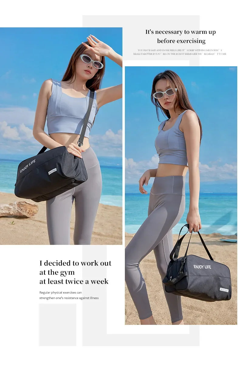 Multifunctional Wet-dry Swimming Bag for Men Women Portable Swming Storage Bag Waterproof Swim Organizer Gym Fitness Sports Bag