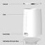 ROJECO Automatic Cat Feeder Pet Smart Cat Food Kibble Dispenser Remote Control Auto WiFi Double Feeder For Cats Dog Accessories