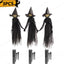 Halloween Colourful Glow Three Hand-Holding Witches Sound-activated hand-holding witch Halloween light up decoration props