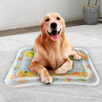 Summer Cooling Pet Water Bed Cushion Ice Pad Dog Sleeping Square Mat For Puppy Dogs Cats Pet Kennel Top Quality Cool Accessories