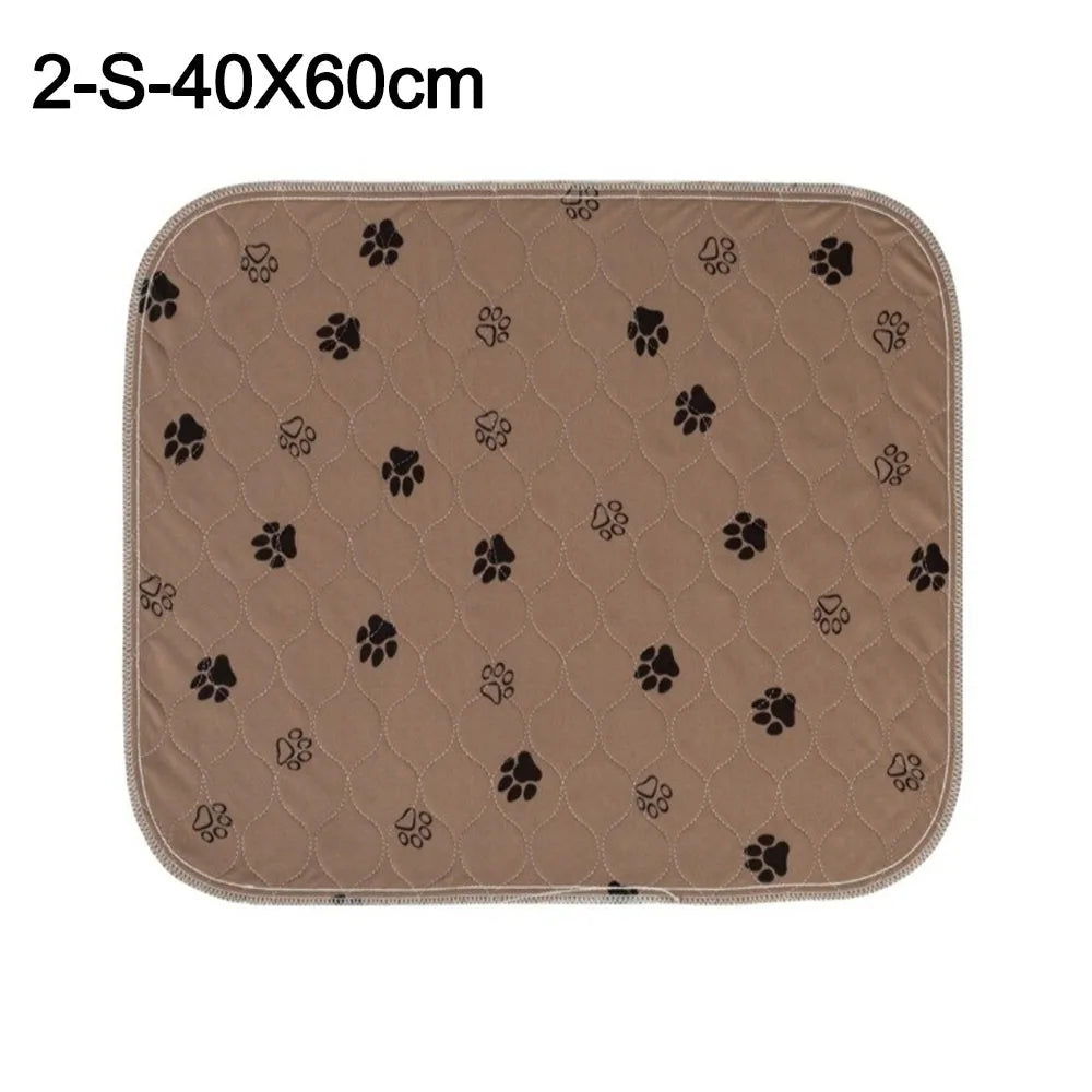 Absorbing Pad Waterproof Puppy Pee Pad Reusable Fast Absorbing Pet Bed Mat Soft Non-slip Dog Urine Pad Pet Training