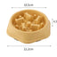 Pet Cat Dog Slow Food Bowl Fat Help Healthy Round Anti-choking Thickened And Non-slip Multiple Colors Shapes