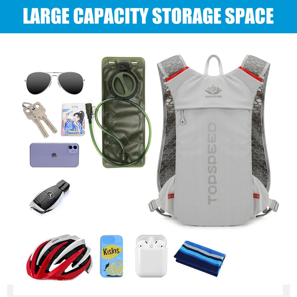 1PCS Running Hydration Vest Pack - Backpack Great for Outdoor Sports of Running Hiking Camping Cycling Skiing
