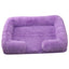 Winter Rectangular S M L XL Dog Beds Washable Plush Fluffy Dog Cat Bed Mat Pet Cushion Big Medium Kennel House camas para perro