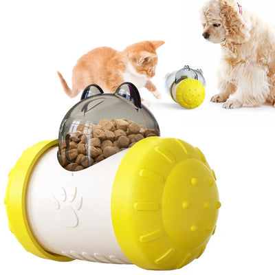 Dog Puzzle Toys Pet Food Interactive Tumbler Slow Feeder Puppy Toy Snack Treat Dispenser for Pet Dog Cat Training Goods for Pets