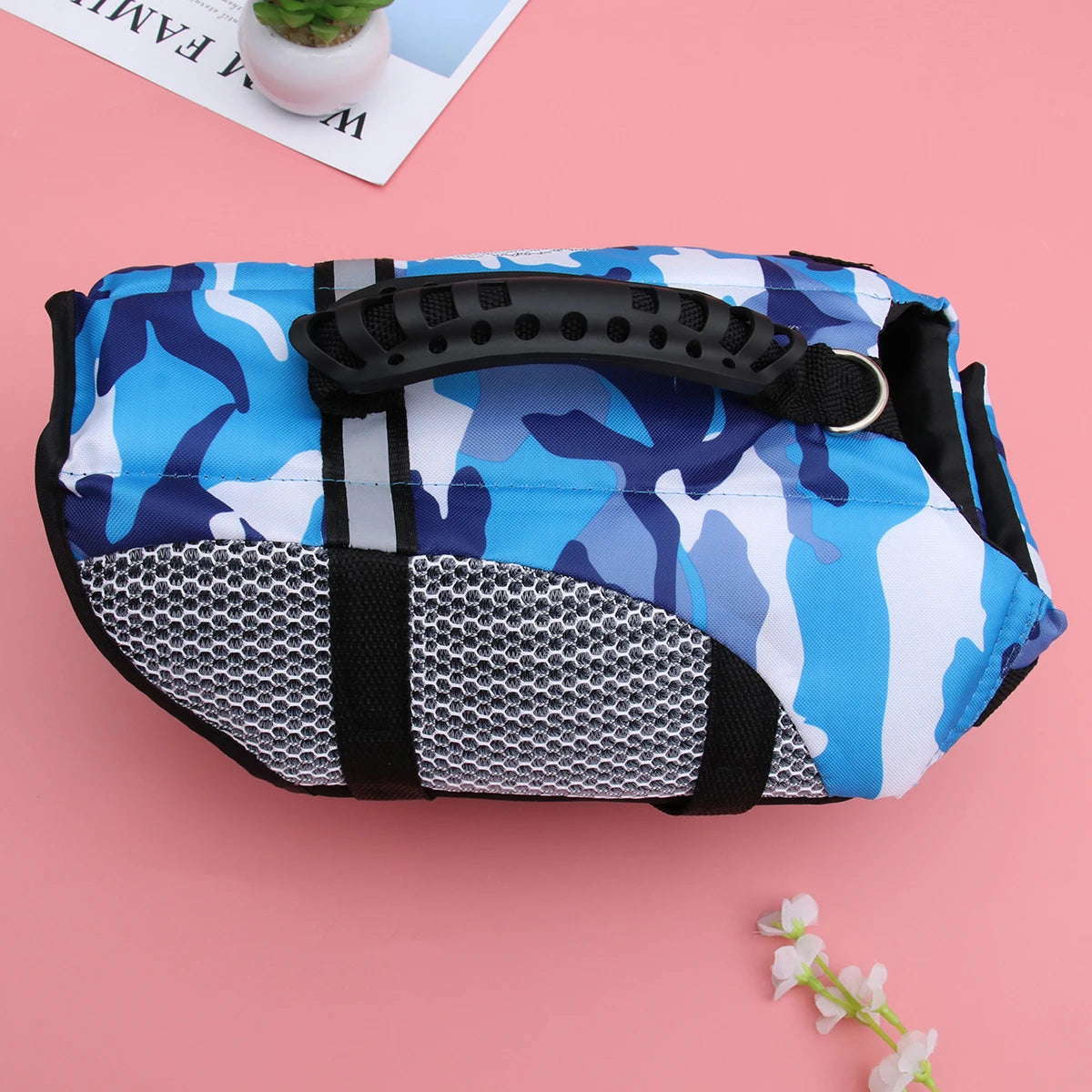 Pet Life Jacket Lightweight Durable Preserver with Reflective Strap for Small Dogs Swimming Outdoor Accessories