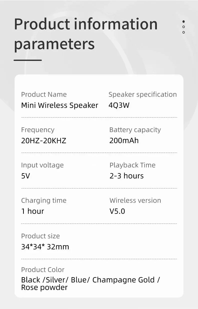 Portable Speaker, Experience Superior Sound with the Bluetooth M1 Portable Speaker: Mini Outdoor Subwoofer with Stereo Surround, USB Audio Player, and Built-in Microphone- DSAE0.A05ES-18002