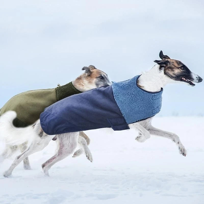 Dog Winter Apparel Furry Vest Indoor Outdoor Use Clothes Sweatshirt Outfit Winter Apparel Walking Camping