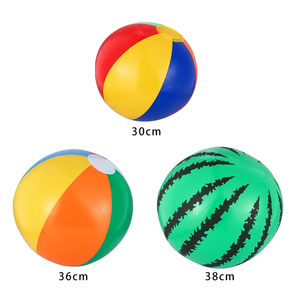 Inflatable Beach Ball Colorful Balloons Swimming Pool Party Water Game Balloons Beach Sports Shower Ball Fun Toys for Kids