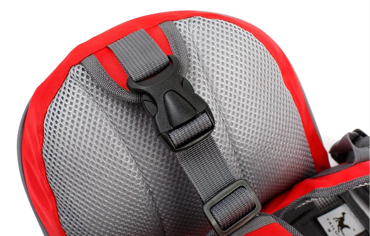 Oxford Fabric Outdoor Dog Backpack Double snack bag, dog training bag Waterproof Reflective Saddle Bag Medium Large Dog Tactical