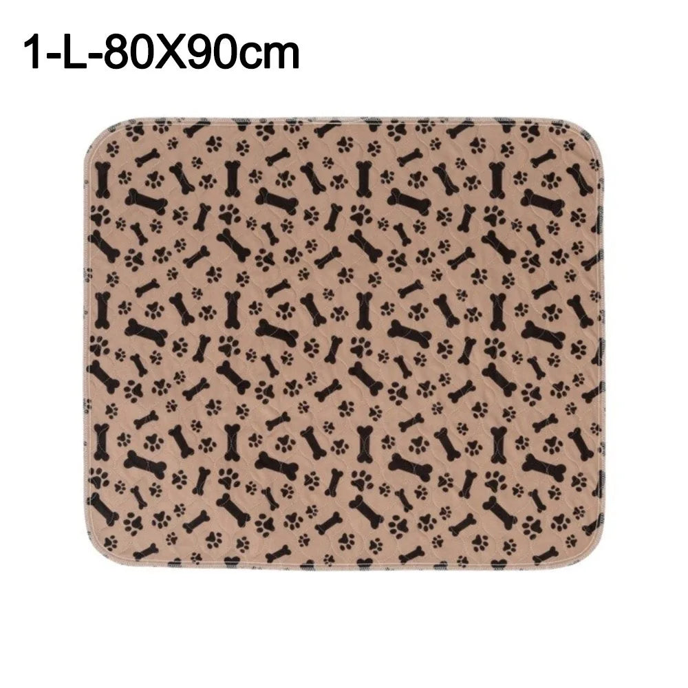 Absorbing Pad Waterproof Puppy Pee Pad Reusable Fast Absorbing Pet Bed Mat Soft Non-slip Dog Urine Pad Pet Training