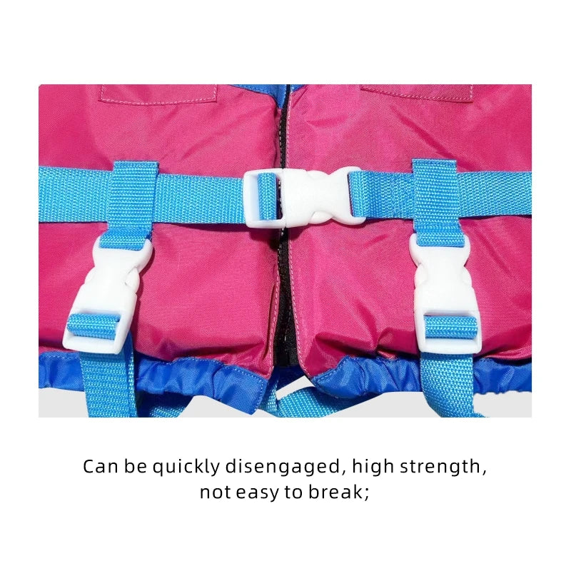 Kids Swimming Life Jacket Vest 30- 50 lbs Approved Aids Paddling Surfing Safe Buckle Straps Saved Life Jackets Toddler Lifeguard