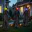 Halloween Colourful Glow Three Hand-Holding Witches Sound-activated hand-holding witch Halloween light up decoration props